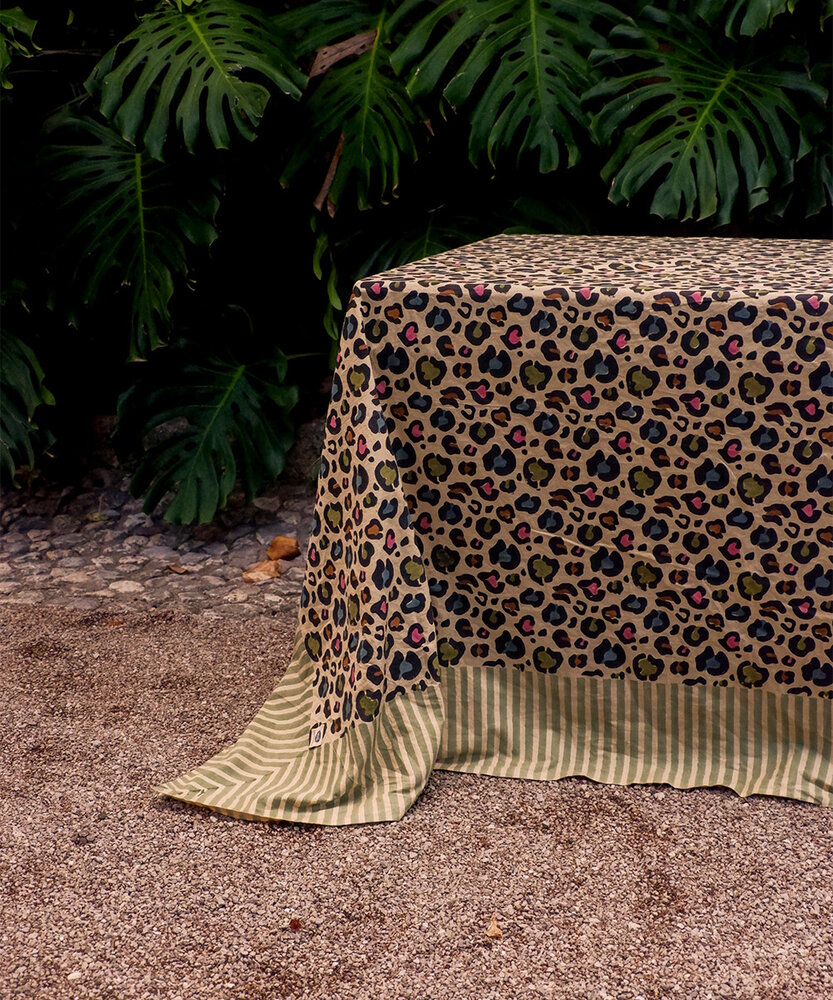 Doing Goods Disco Leopard Single Throw in Tote Bag