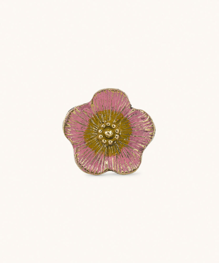 Doing Goods Faye Flower Knob - Pink Doing Goods Faye Flower Knob - Pink
