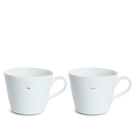 Keith Brymer Jones Bucket Mug His & Hers (set van 2)