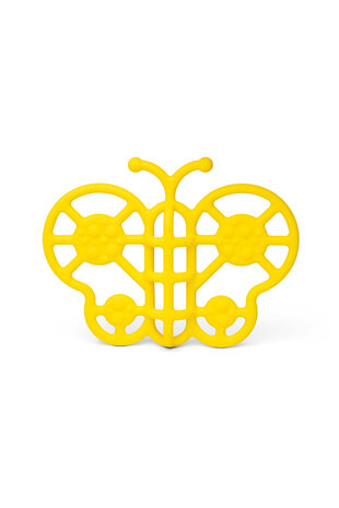 Little L Bijtring Vlinder - Geel Little L Bijtring Vlinder - Geel