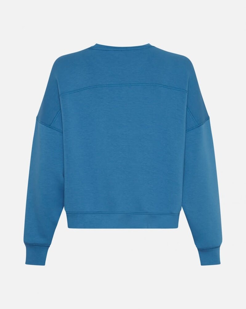 MSCH Dalvina Ima Q Sweatshirt -Vallarta Blue MSCH Dalvina Ima Q Sweatshirt -Vallarta Blue