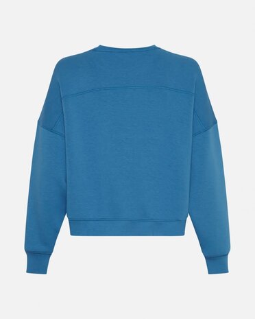 MSCH Dalvina Ima Q Sweatshirt -Vallarta Blue MSCH Dalvina Ima Q Sweatshirt -Vallarta Blue
