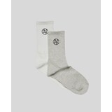 MSCH Sporty Icon Socks – White/LGM