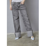 SistersPoint Onea Jeans Turnup – L. Grey Wash