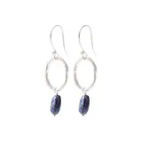 A Beautiful Story Graceful Lapis Lazuli SP Earrings A Beautiful Story Graceful Lapis Lazuli SP Earrings