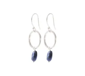 A Beautiful Story Graceful Lapis Lazuli SP Earrings A Beautiful Story Graceful Lapis Lazuli SP Earrings