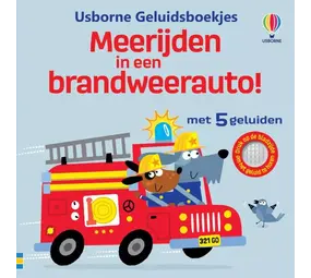 Geluidenboek: meerijden in een brandweerauto Geluidenboek: meerijden in een brandweerauto