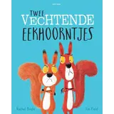 Twee vechtende eekhoorntjes