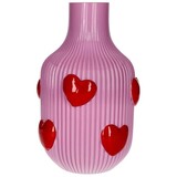L'amour Vase Hearts  (h30cm)- Light lilac/ Sprayed L'amour Vase Hearts  (h30cm)- Light lilac/ Sprayed