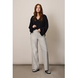 Corel Amsterdam Liv Pants seersucker - Ecru/Black