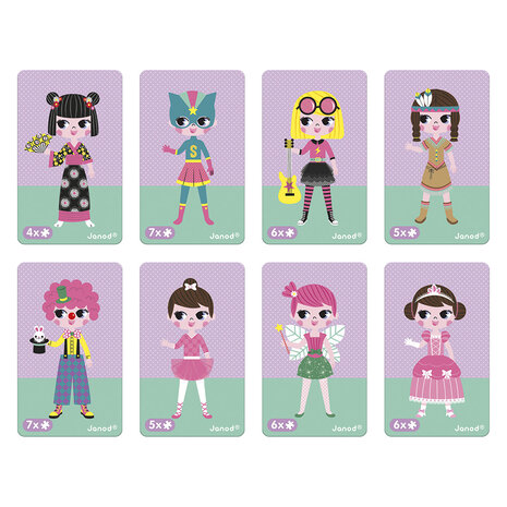 Janod Magnetibook – Verkleedfeest meisjes Janod Magnetibook – Verkleedfeest meisjes