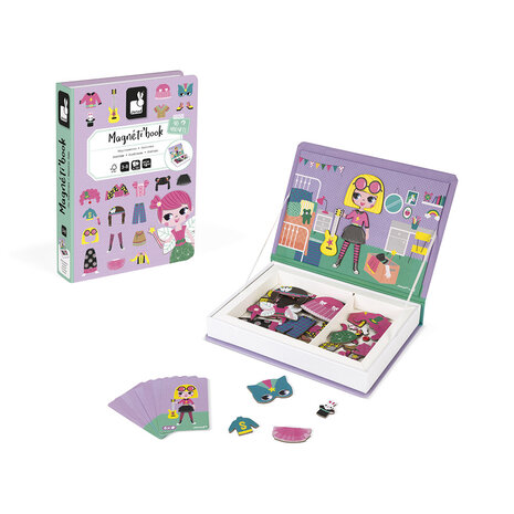 Janod Magnetibook – Verkleedfeest meisjes Janod Magnetibook – Verkleedfeest meisjes