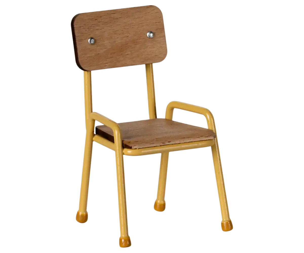 Maileg Chair, Mouse - Yellow Maileg Chair, Mouse - Yellow