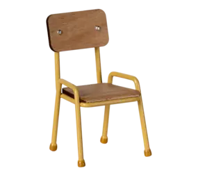 Maileg Chair, Mouse - Yellow Maileg Chair, Mouse - Yellow