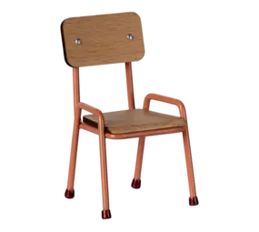 Maileg Chair, Mouse - Coral Maileg Chair, Mouse - Coral