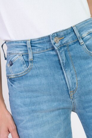 Le Temps des Cerises Jeans pulp regular Alba high waist blue N°4