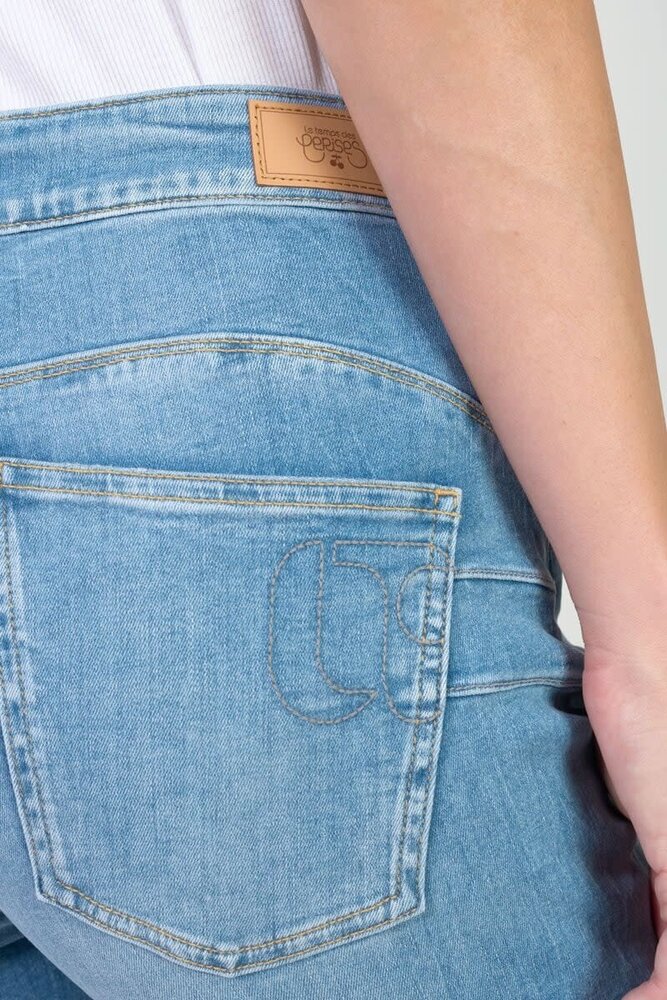 Le Temps des Cerises Jeans pulp regular Alba high waist blue N°4