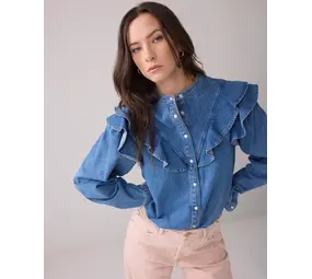 Summum Woman Denim shirt light cotton twill  Summum Woman Denim shirt light cotton twill