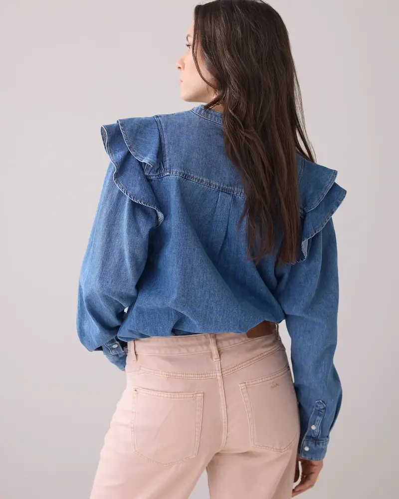 Summum Woman Denim shirt light cotton twill  Summum Woman Denim shirt light cotton twill