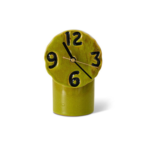 HK Living Retro ceramic clock - Olive HK Living Retro ceramic clock - Olive