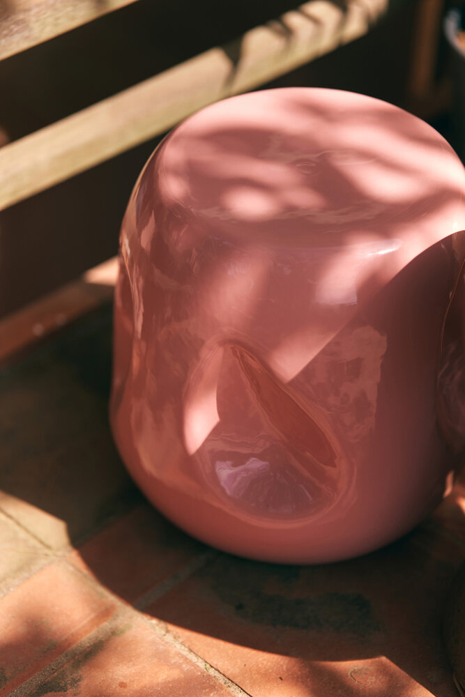 HK Living Currents ceramic side table - Coral HK Living Currents ceramic side table - Coral