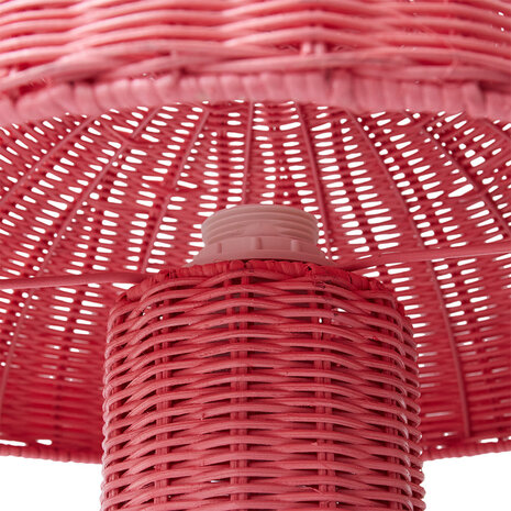 HK Living Rattan table lamp - Blush