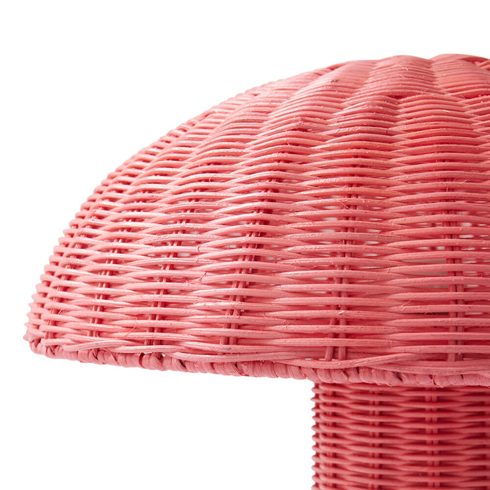 HK Living Rattan table lamp - Blush