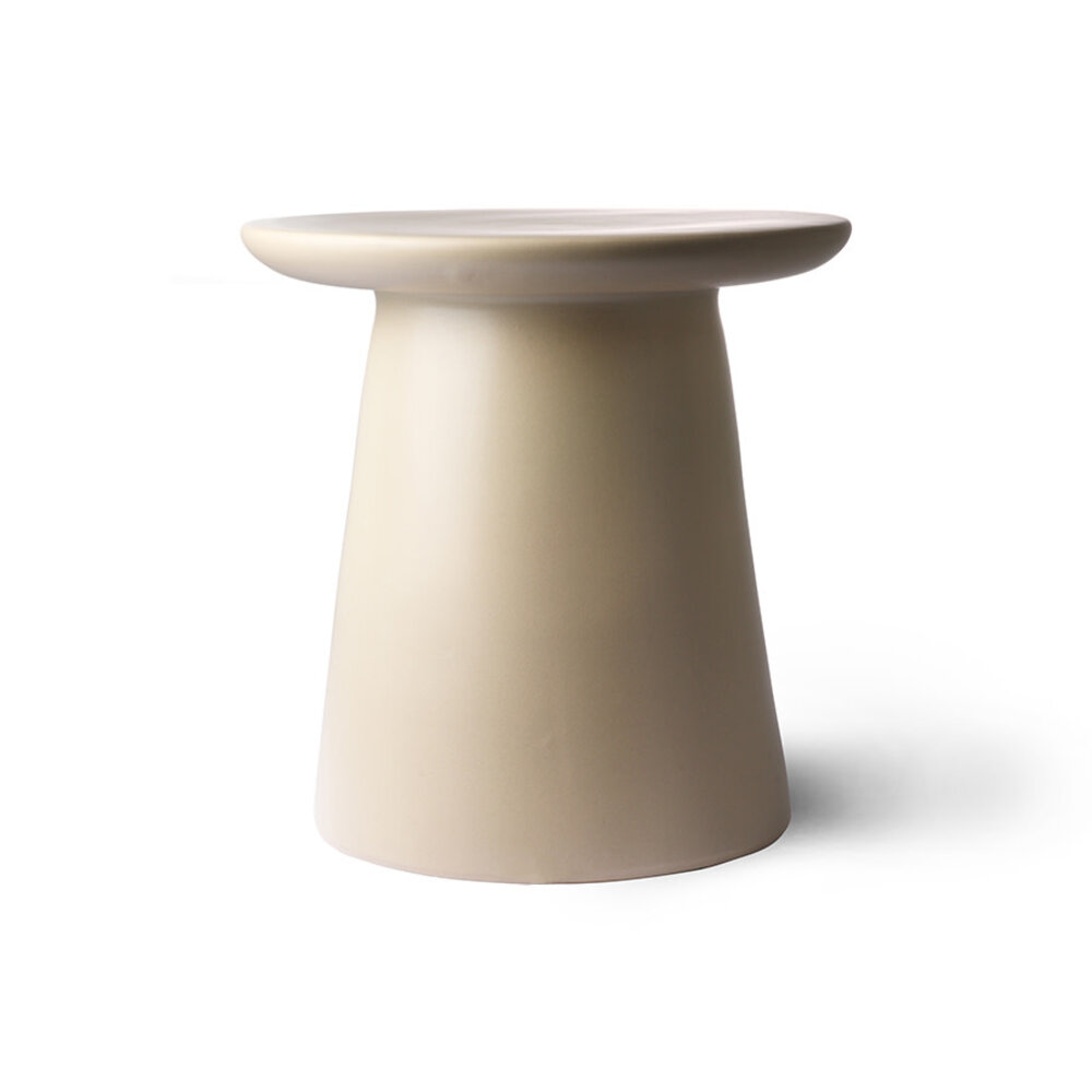 HK Living Earthenware side table - Cream HK Living Earthenware side table - Cream