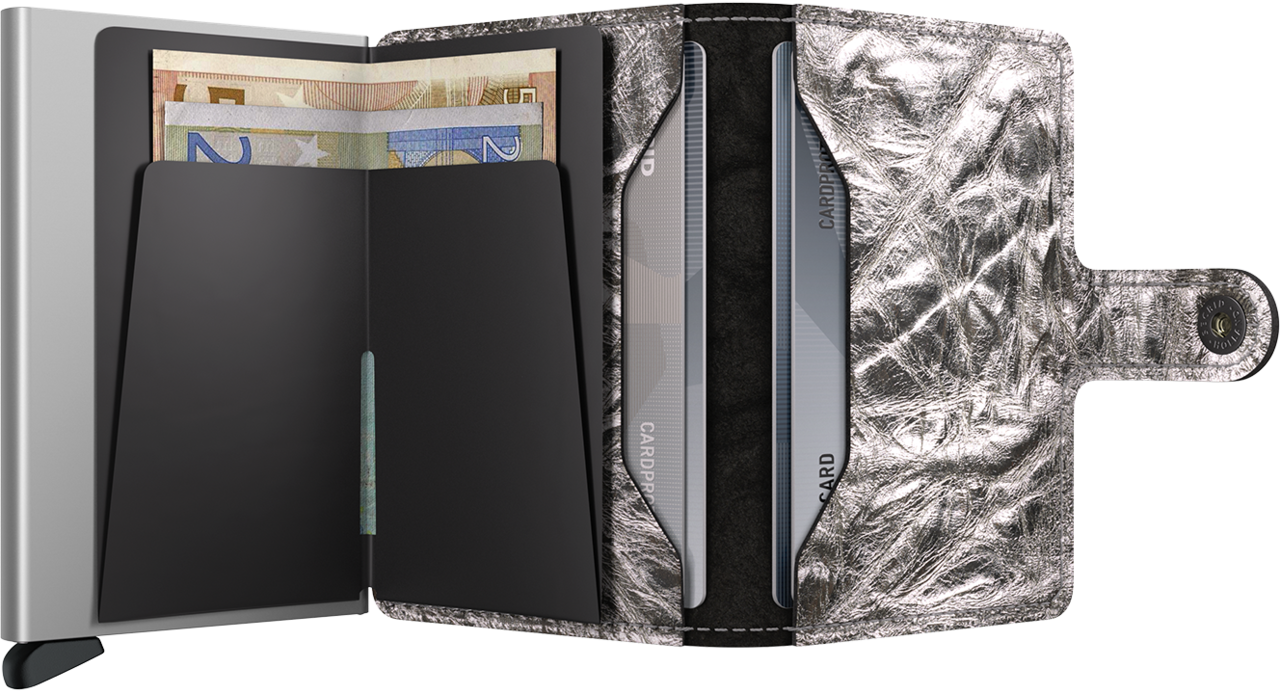 Secrid Miniwallet Crunch - Silver Secrid Miniwallet Crunch - Silver