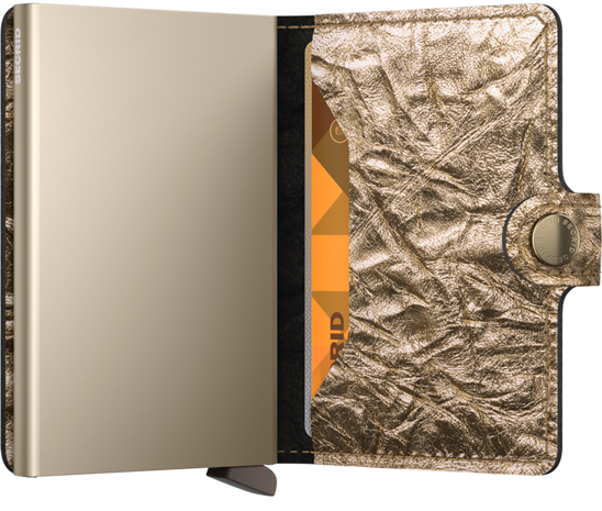 Secrid Miniwallet Crunch - Gold Secrid Miniwallet Crunch - Gold