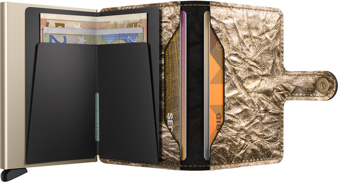 Secrid Miniwallet Crunch - Gold Secrid Miniwallet Crunch - Gold