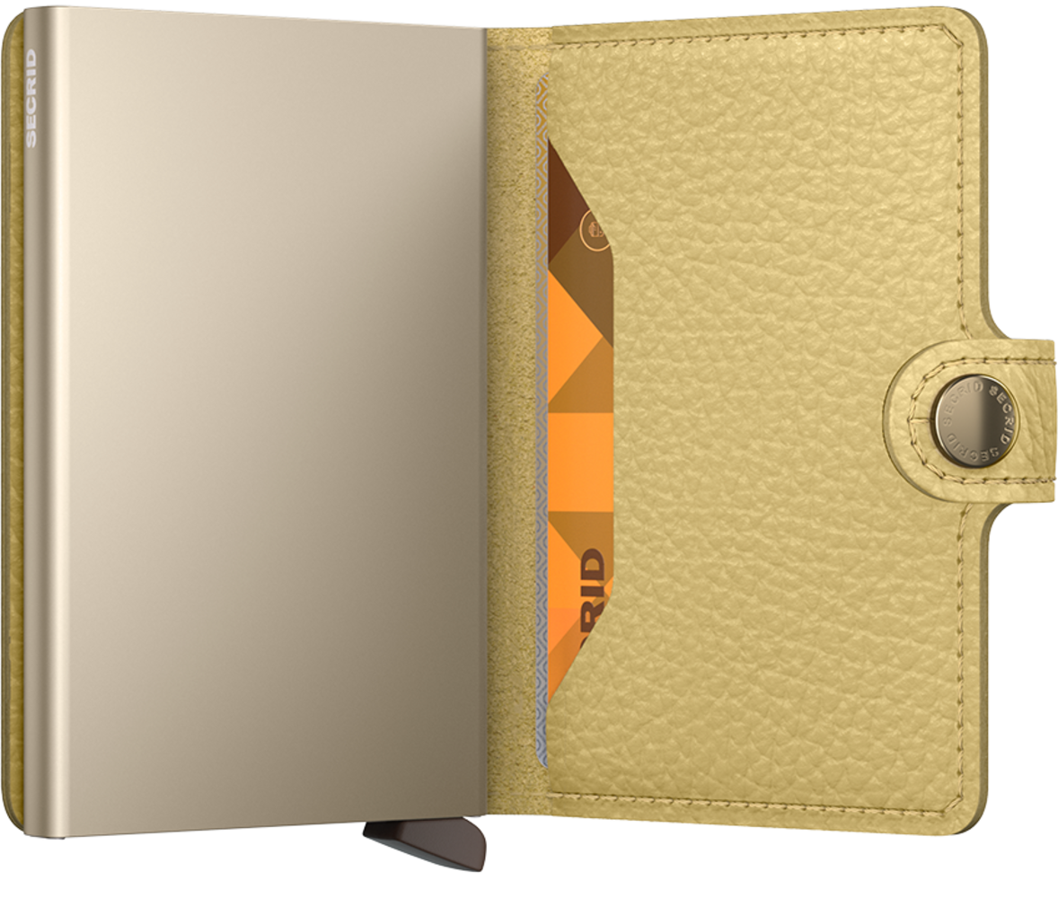 Secrid Miniwallet Pebble - Butter Yellow