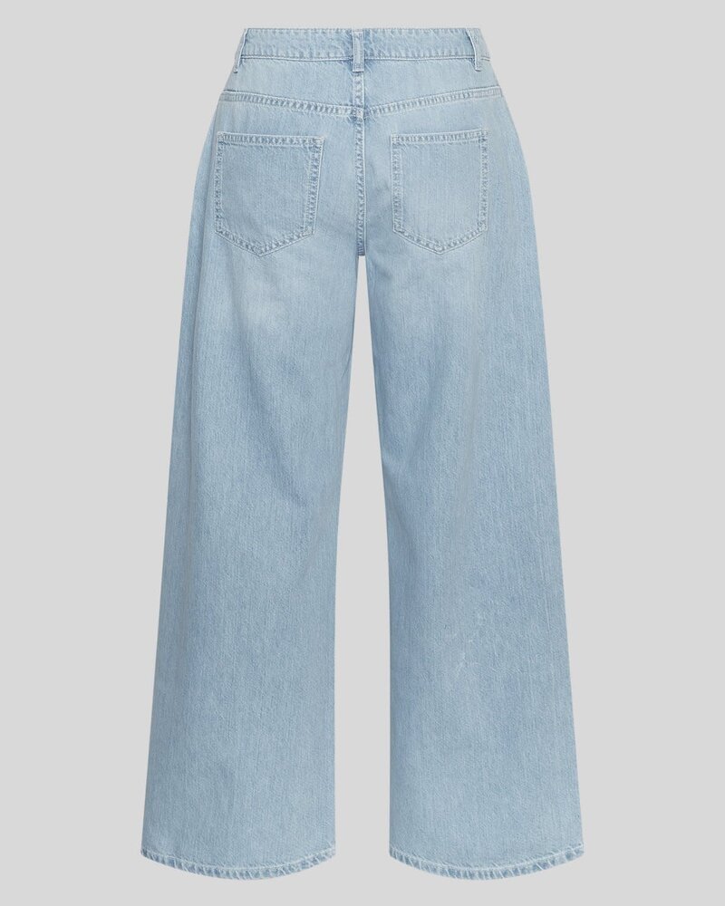 MSCH Ingrid Lis HW Wide Jeans – Light Blue Wash MSCH Ingrid Lis HW Wide Jeans – Light Blue Wash
