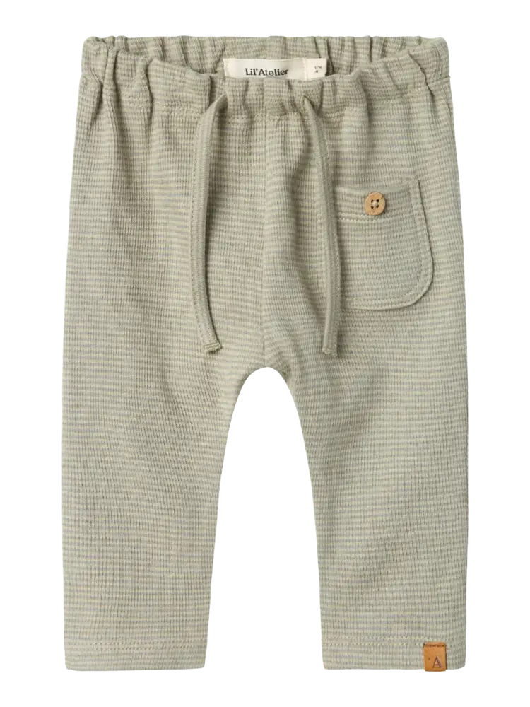 Lil' Atelier Feng Loose Pant - Moss Gray Lil' Atelier Feng Loose Pant - Moss Gray