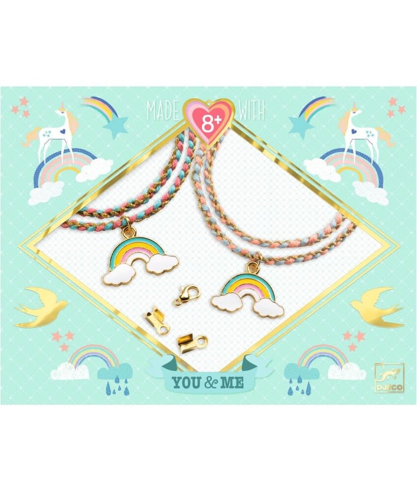 Djeco Duo Jewels - You & Me Rainbow Kumihimo Djeco Duo Jewels - You & Me Rainbow Kumihimo