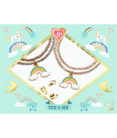 Djeco Duo Jewels - You & Me Rainbow Kumihimo Djeco Duo Jewels - You & Me Rainbow Kumihimo