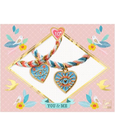 Djeco Duo Jewels - You&Me Friendship and Hearts Djeco Duo Jewels - You&Me Friendship and Hearts