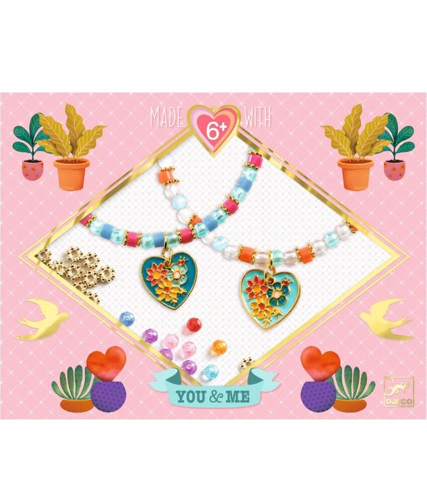 Djeco Duo Jewels - You&Me Heart Threading Djeco Duo Jewels - You&Me Heart Threading