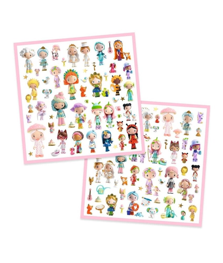 Djeco 160 Metallic Stickers Tinyly