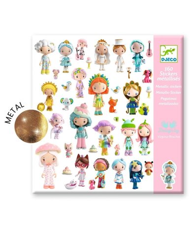 Djeco 160 Metallic Stickers Tinyly