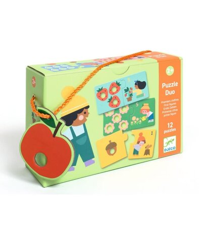 Djeco Puzzel Duo - Eerste Cijfers Djeco Puzzel Duo - Eerste Cijfers