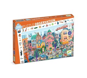 Djeco Puzzel de Stad - 200pcs Djeco Puzzel de Stad - 200pcs