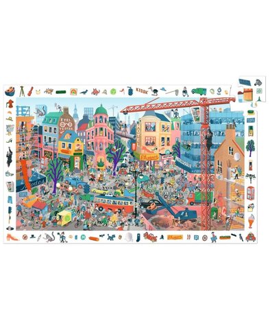 Djeco Puzzel de Stad - 200pcs Djeco Puzzel de Stad - 200pcs