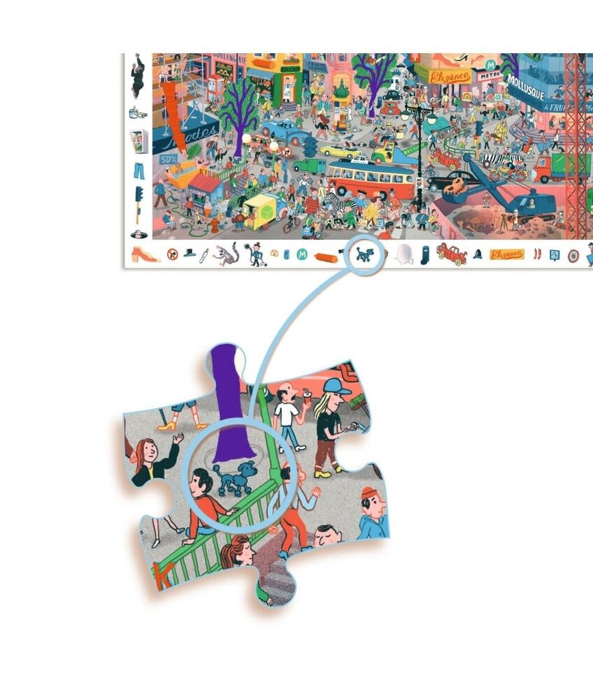 Djeco Puzzel de Stad - 200pcs Djeco Puzzel de Stad - 200pcs