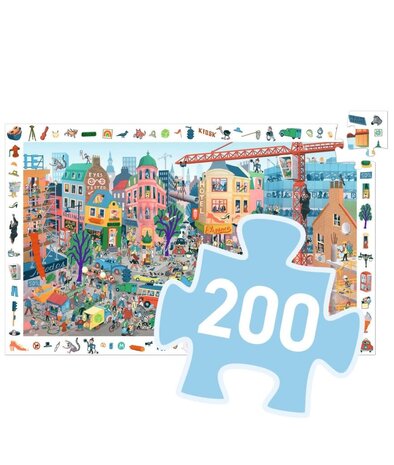 Djeco Puzzel de Stad - 200pcs Djeco Puzzel de Stad - 200pcs
