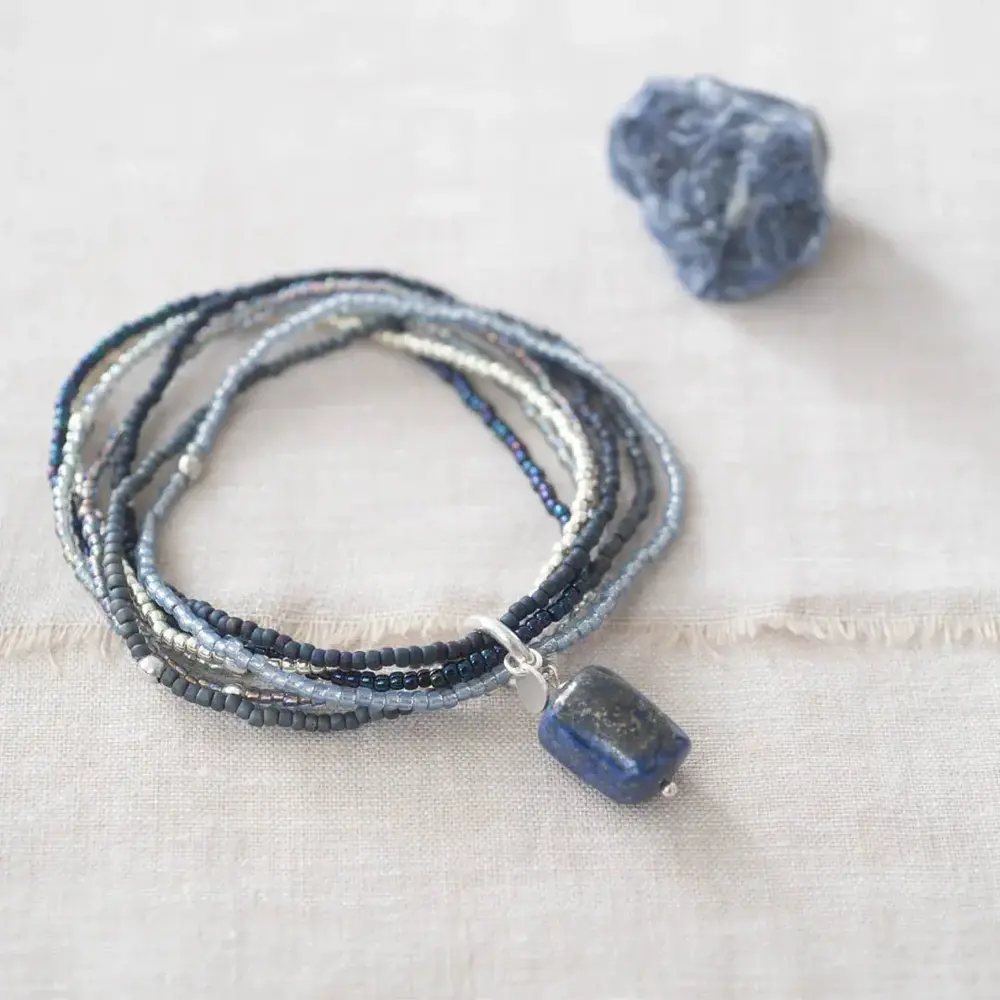 A Beautiful Story Nirmala Lapis Lazuli SC Bracelet A Beautiful Story Nirmala Lapis Lazuli SC Bracelet