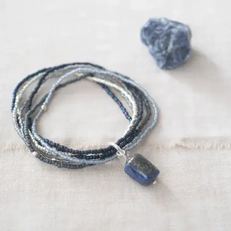 A Beautiful Story Nirmala Lapis Lazuli SC Bracelet A Beautiful Story Nirmala Lapis Lazuli SC Bracelet