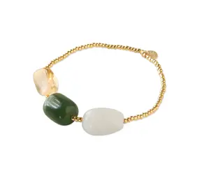 A Beautiful Story Desirable Moonstone Aventurine Citrine Bracelet GC A Beautiful Story Desirable Moonstone Aventurine Citrine Bracelet GC