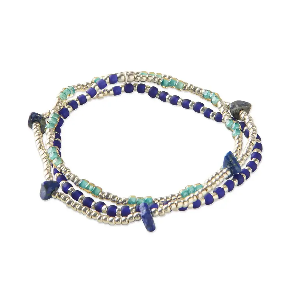 A Beautiful Story Stream Lapis Lazuli Bracelet SC A Beautiful Story Stream Lapis Lazuli Bracelet SC