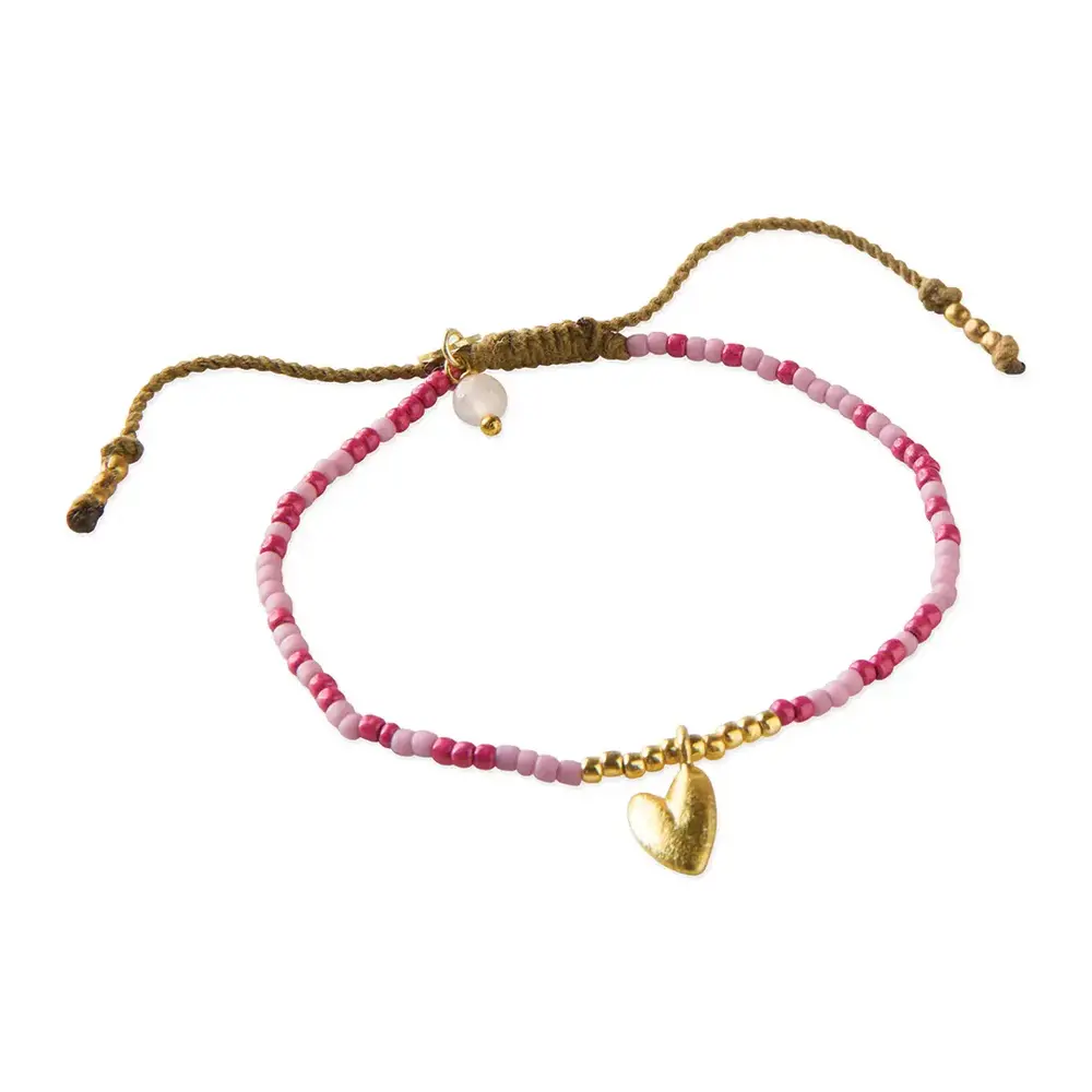 A Beautiful Story Dreaming Rose Quartz Bracelet GC A Beautiful Story Dreaming Rose Quartz Bracelet GC